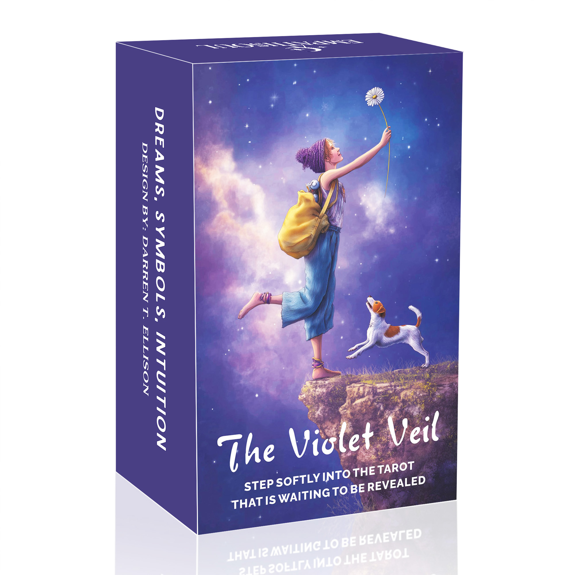 Tarot Cards Deck With Guidebook - Conjunto de Tarô The Violet Veil,
