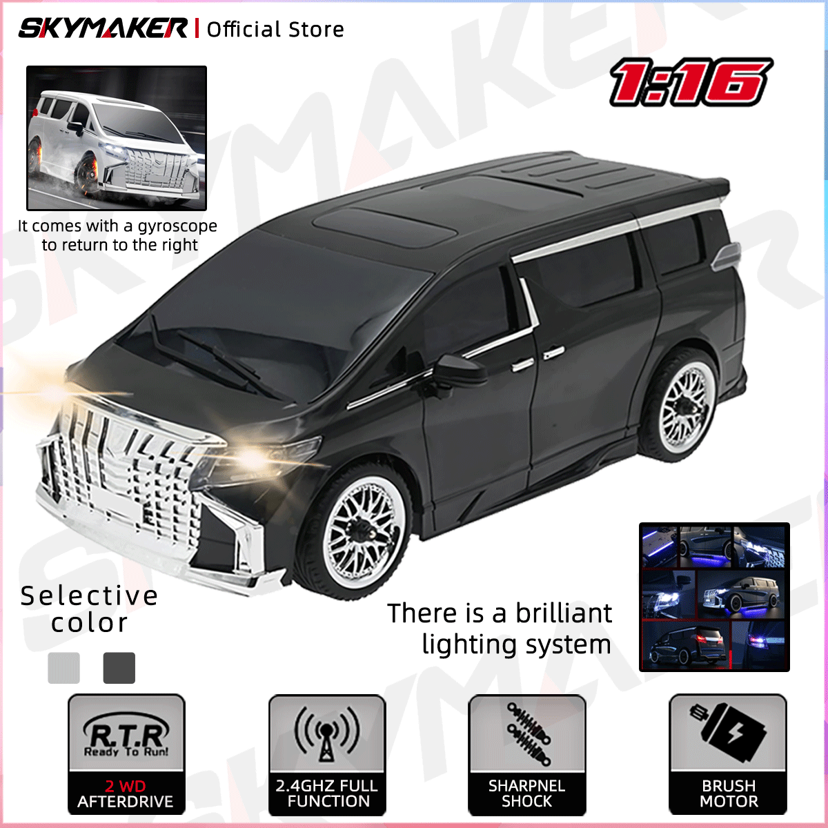 Rc Drift Car 1 24 Scale 4Wd - MN68 Carro de Drift RC em