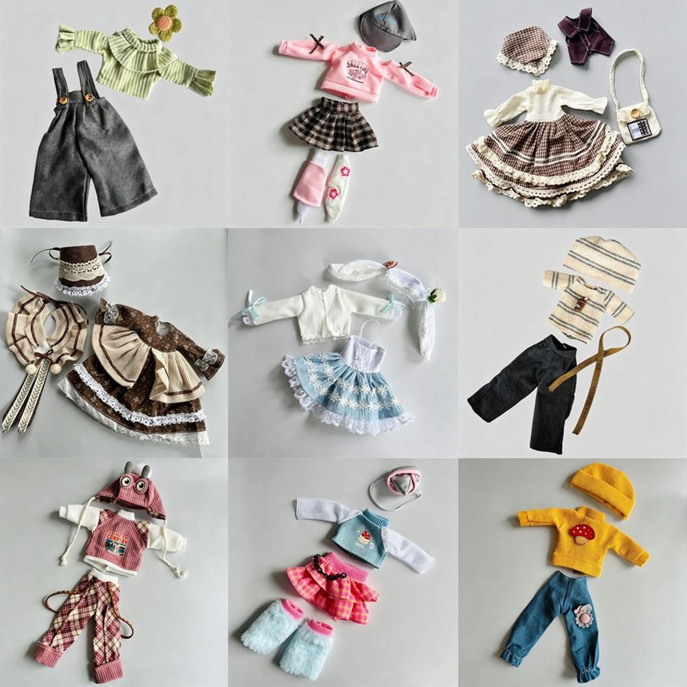 Bjd Doll 1 6 Full Set With Clothes - Conjunto de Roupas para Bonecas de