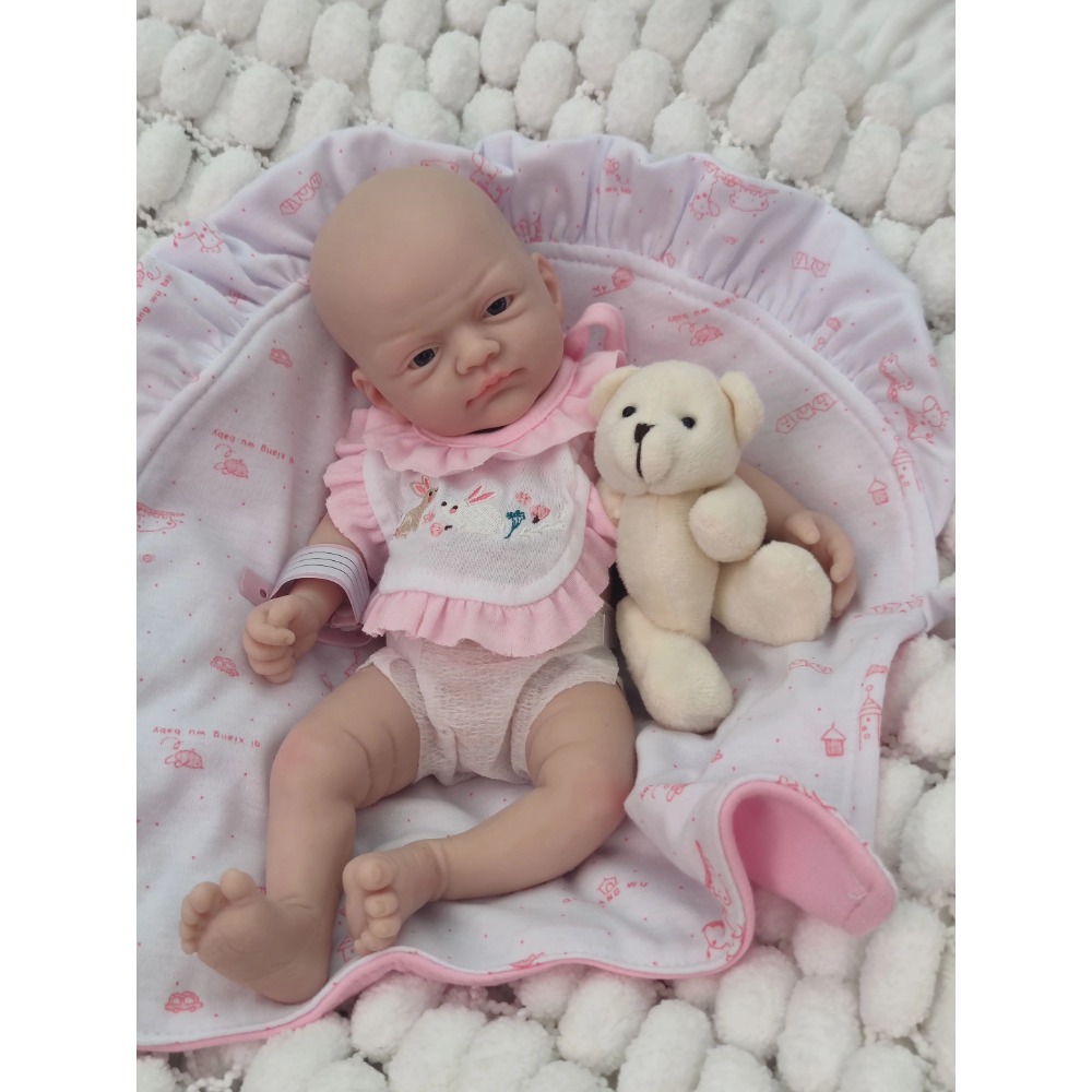 Reborn Baby Doll Silicone Realistic - Boneca Reborn de Silicone Macio de