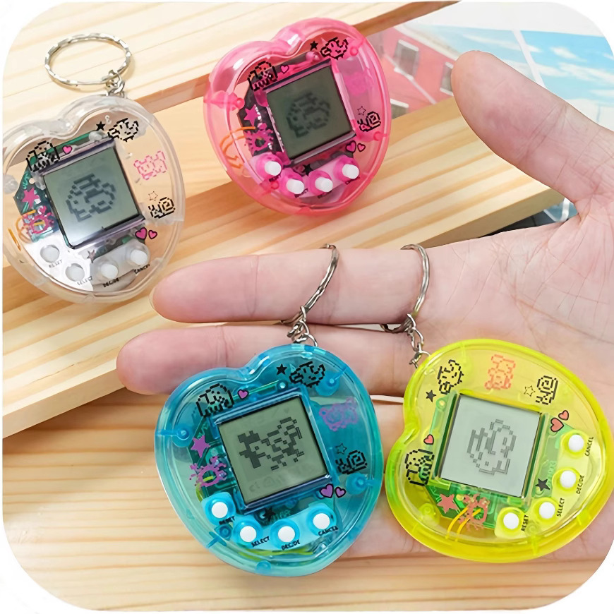Tamagotchi Electronic Pet Virtual - Coração em forma de animais de