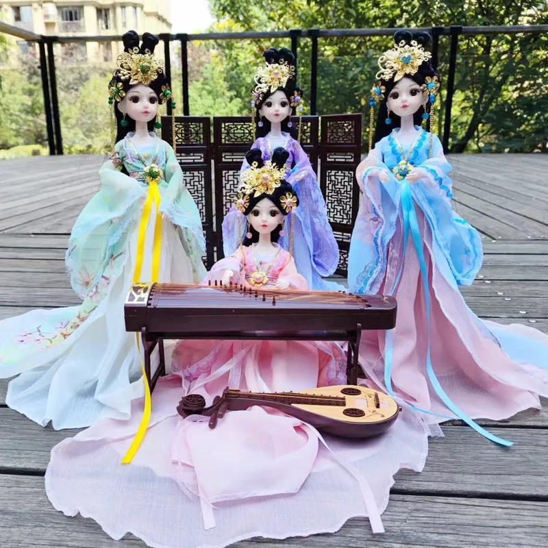 Bjd Doll 1 6 Full Set With Clothes - Conjunto completo traje antigo para menina,