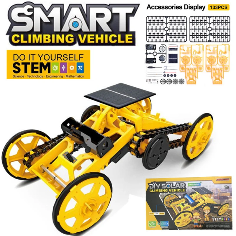 Stem Solar Robot Kit For Kids - Brinquedo solar romance crianças brinquedos montar