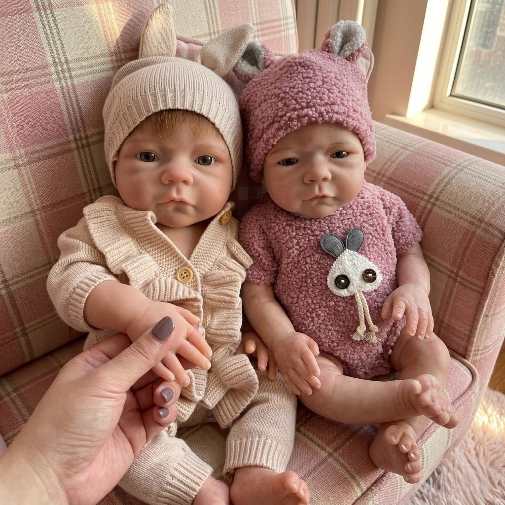 Reborn Baby Doll Silicone Realistic - Boneca Reborn de Silicone OtardDolls 18