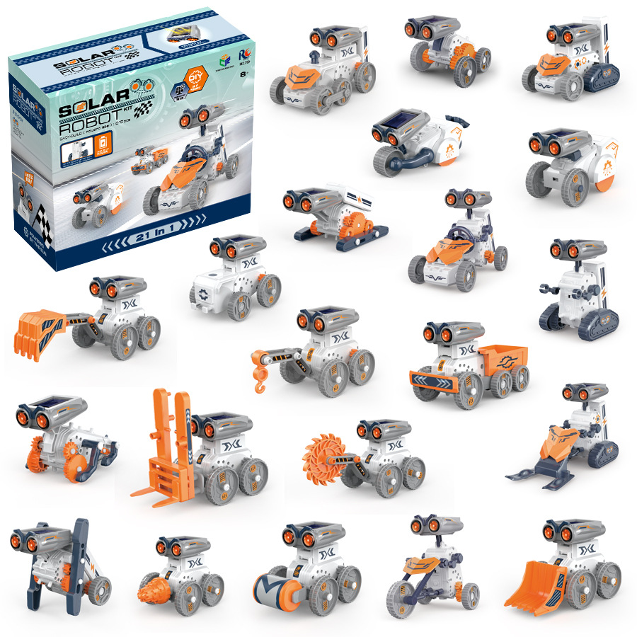 Stem Solar Robot Kit For Kids - 21 em 1 haste kit robô