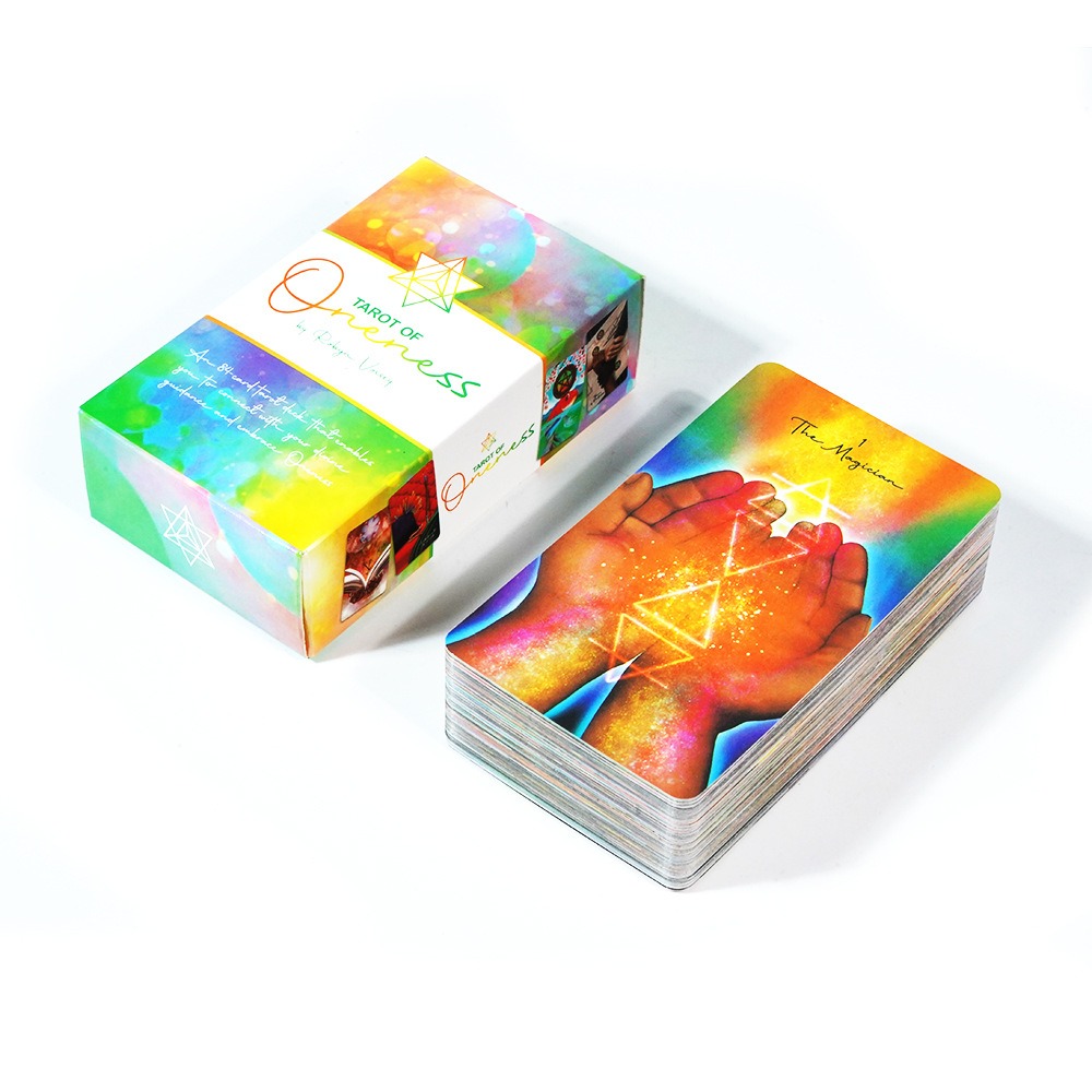 Tarot of Oneness 10.3*6 Cm 78  - Tarot Cards Deck With Guidebook avaliação e preço