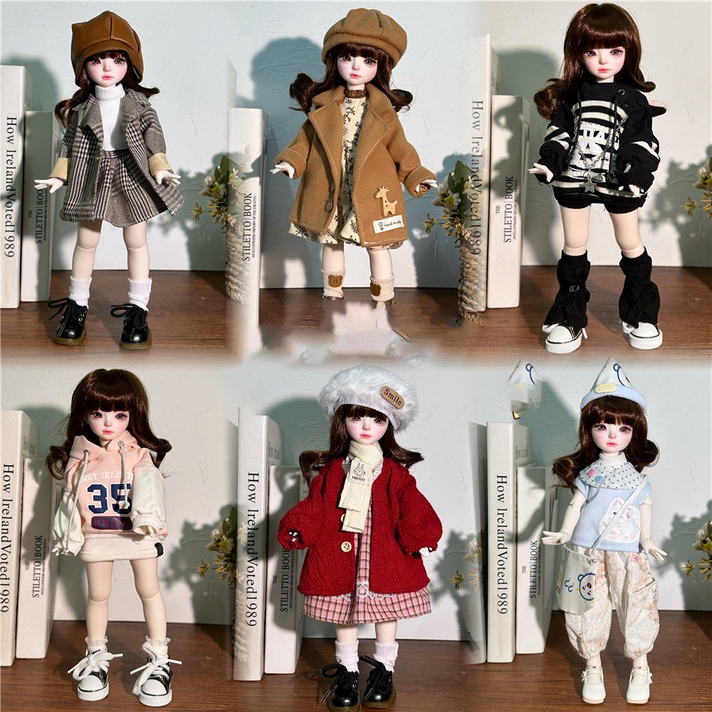 1/6 boneca bjd vestido boneca  - Bjd Doll 1 6 Full Set With Clothes avaliação e preço