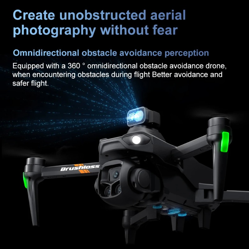 Drone Profissional Lenovo V916 - Fpv Brushless Rc Drone 4K avaliação e preço