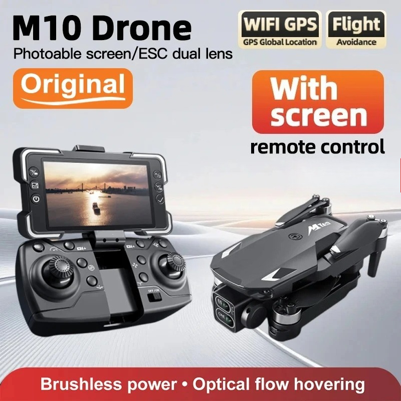 Drone Original M10 4K 5G HD co - Fpv Brushless Rc Drone 4K avaliação e preço
