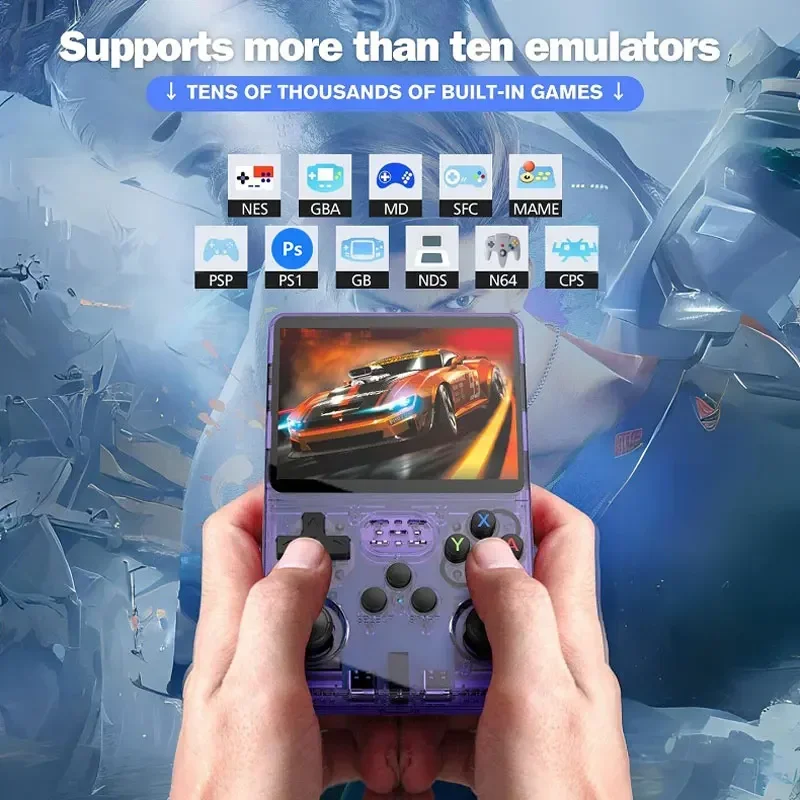 Novo console de videogame port - Retro Handheld Game Console R36S avaliação e preço