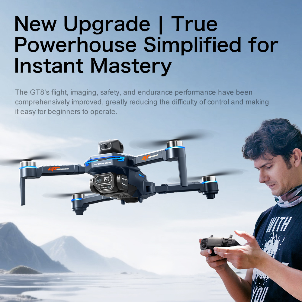 Drone Original GT8 8K Profissi - Fpv Brushless Rc Drone 4K avaliação e preço
