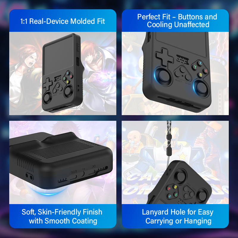 Capa protetora R36s para R36S, - Retro Handheld Game Console R36S avaliação e preço