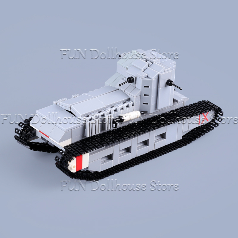 MOC WW1 Figura de Soldado Mili - Lego Compatible Military Tank avaliação e preço