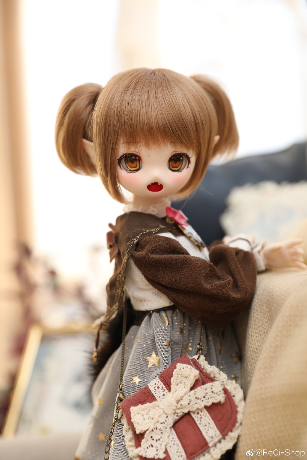 Boneca bjd sd com abertura de  - Bjd Doll 1 6 Full Set With Clothes avaliação e preço
