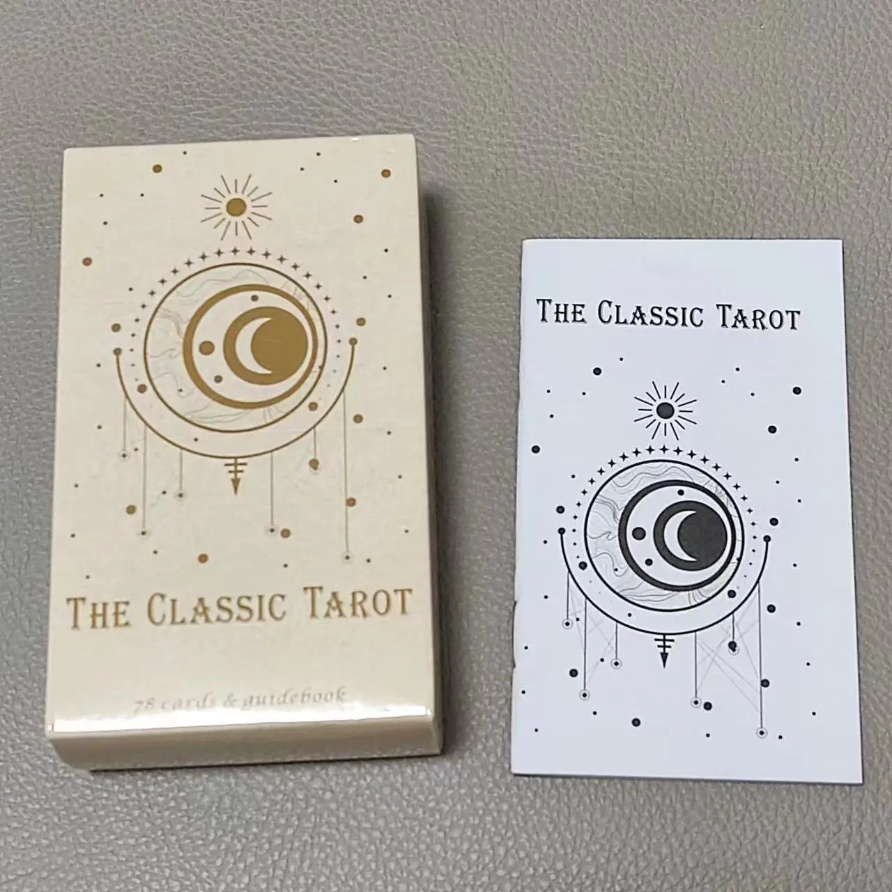 Os cartões de tarô clássicos c - Tarot Cards Deck With Guidebook avaliação e preço