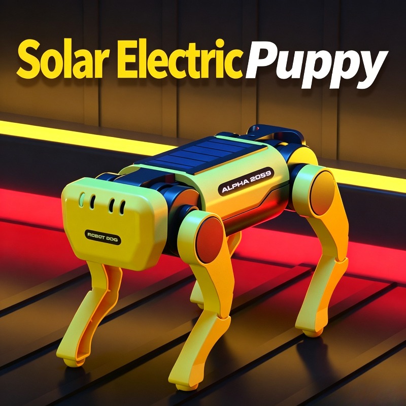 Kit de Montagem de Cão Mecânic - Stem Solar Robot Kit For Kids avaliação e preço