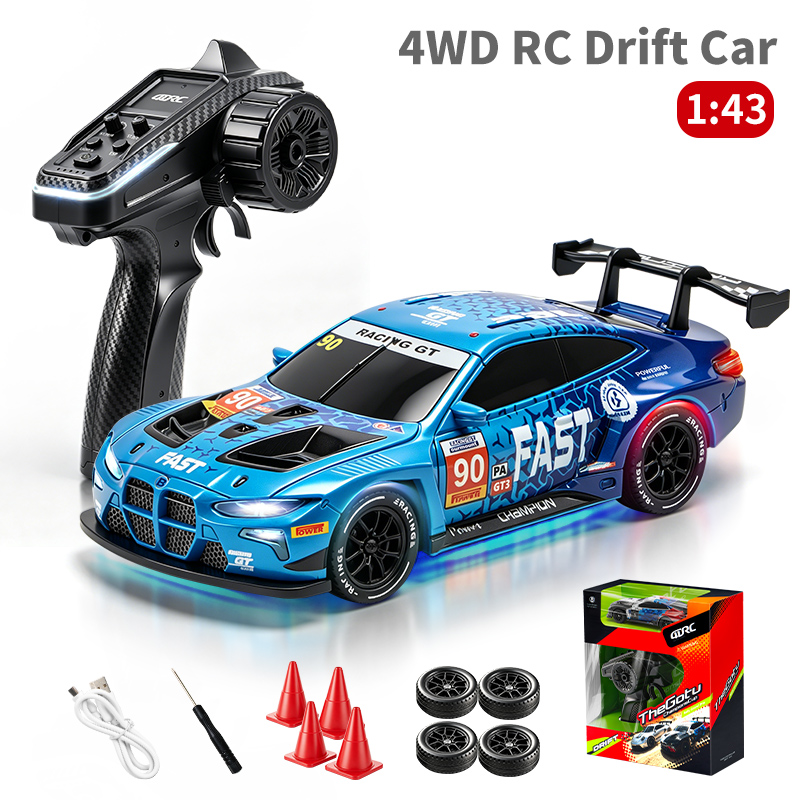 2026 4DRC 1:43 Carro RC Drift  - Rc Drift Car 1 24 Scale 4Wd avaliação e preço