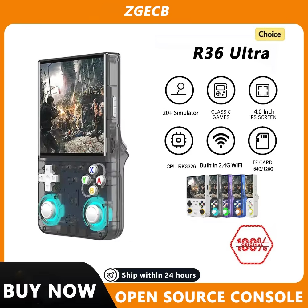 FLLAPT R36Ultra Retro Handheld - Retro Handheld Game Console R36S avaliação e preço