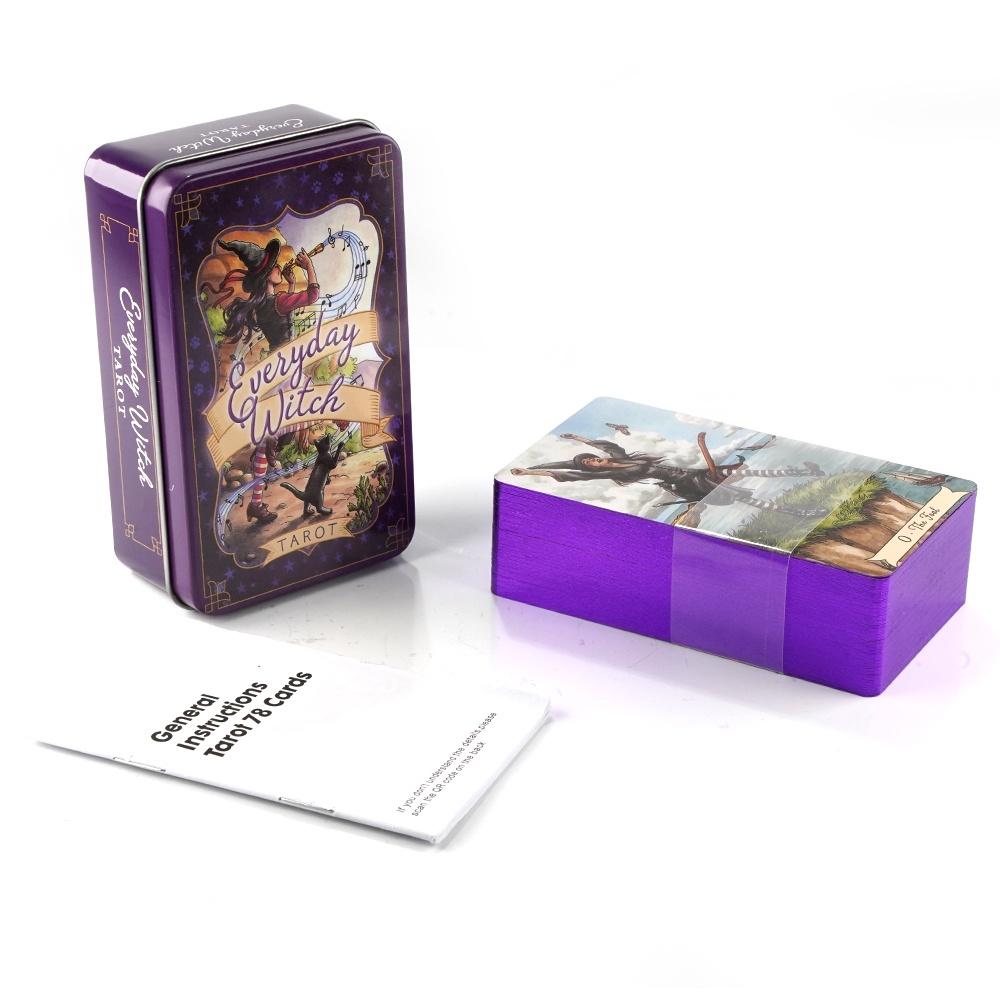 10.3*6cm todos os dias bruxa t - Tarot Cards Deck With Guidebook avaliação e preço