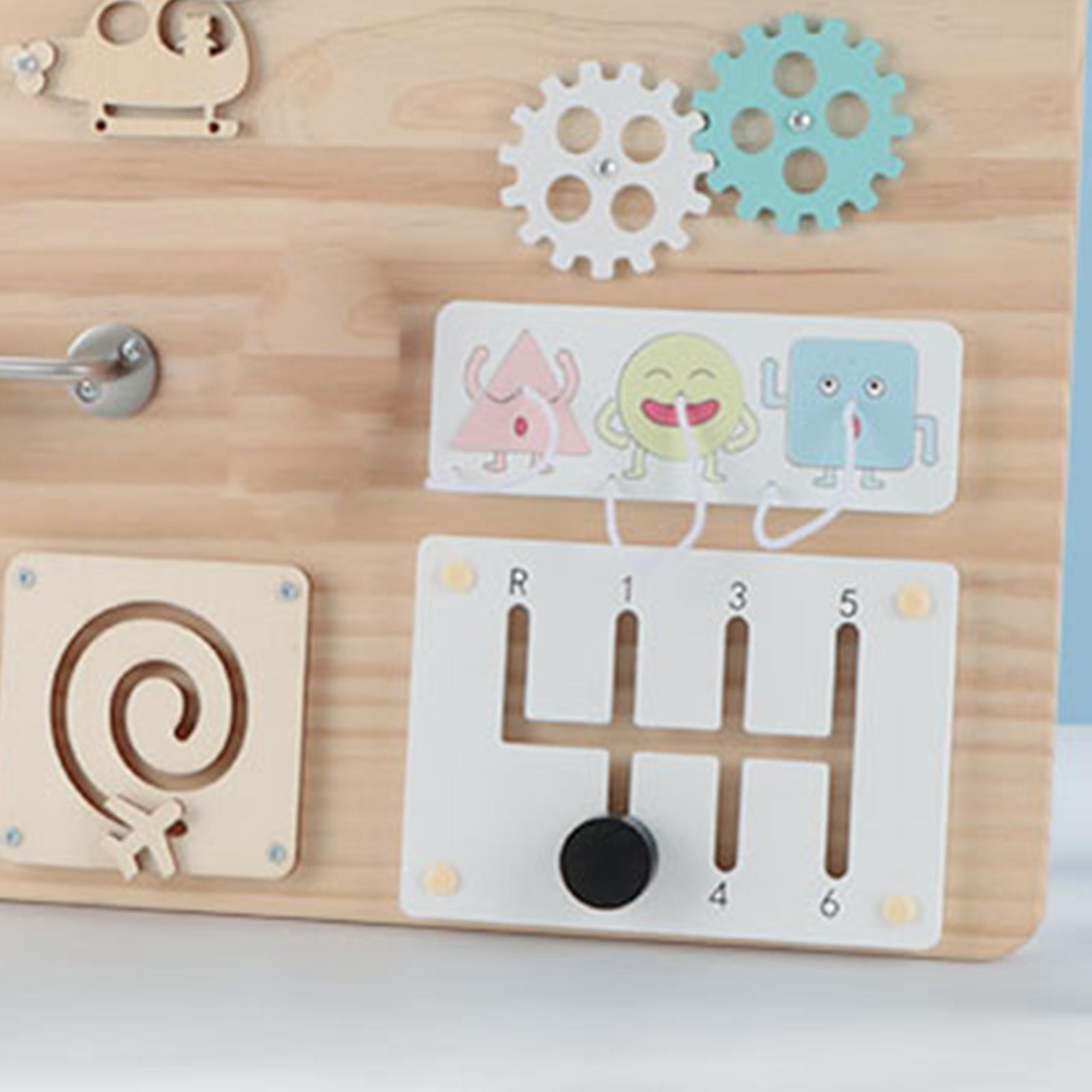 Material para Quadro Sensorial - Montessori Wooden Busy Board Toddler avaliação e preço