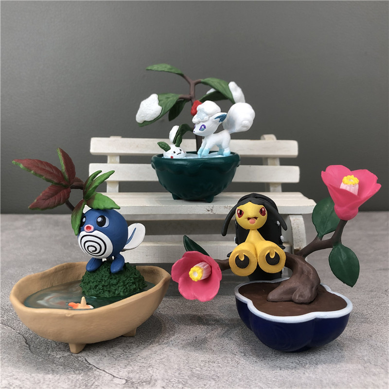 Coleção de Bonsai ReMent Pokem - Anime Action Figure Blind Box avaliação e preço