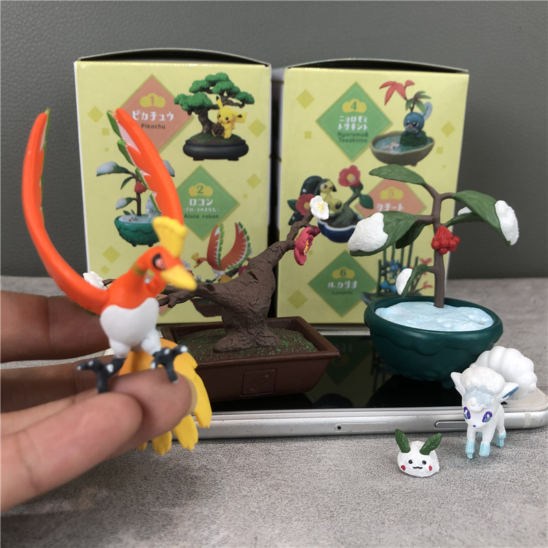 Coleção de Bonsai ReMent Pokem - Anime Action Figure Blind Box avaliação e preço