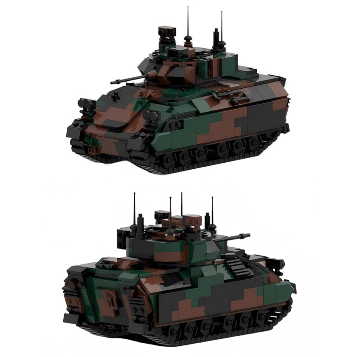 Moc série militar rastreado ve - Lego Compatible Military Tank avaliação e preço