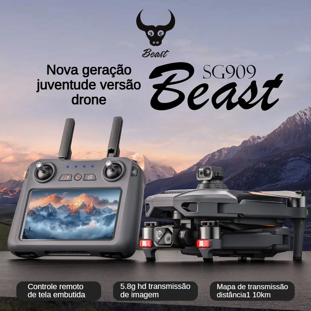 Zll sg909 sg909max drone profi - Fpv Brushless Rc Drone 4K avaliação e preço